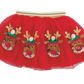 Red Christmas Reindeer Tutu