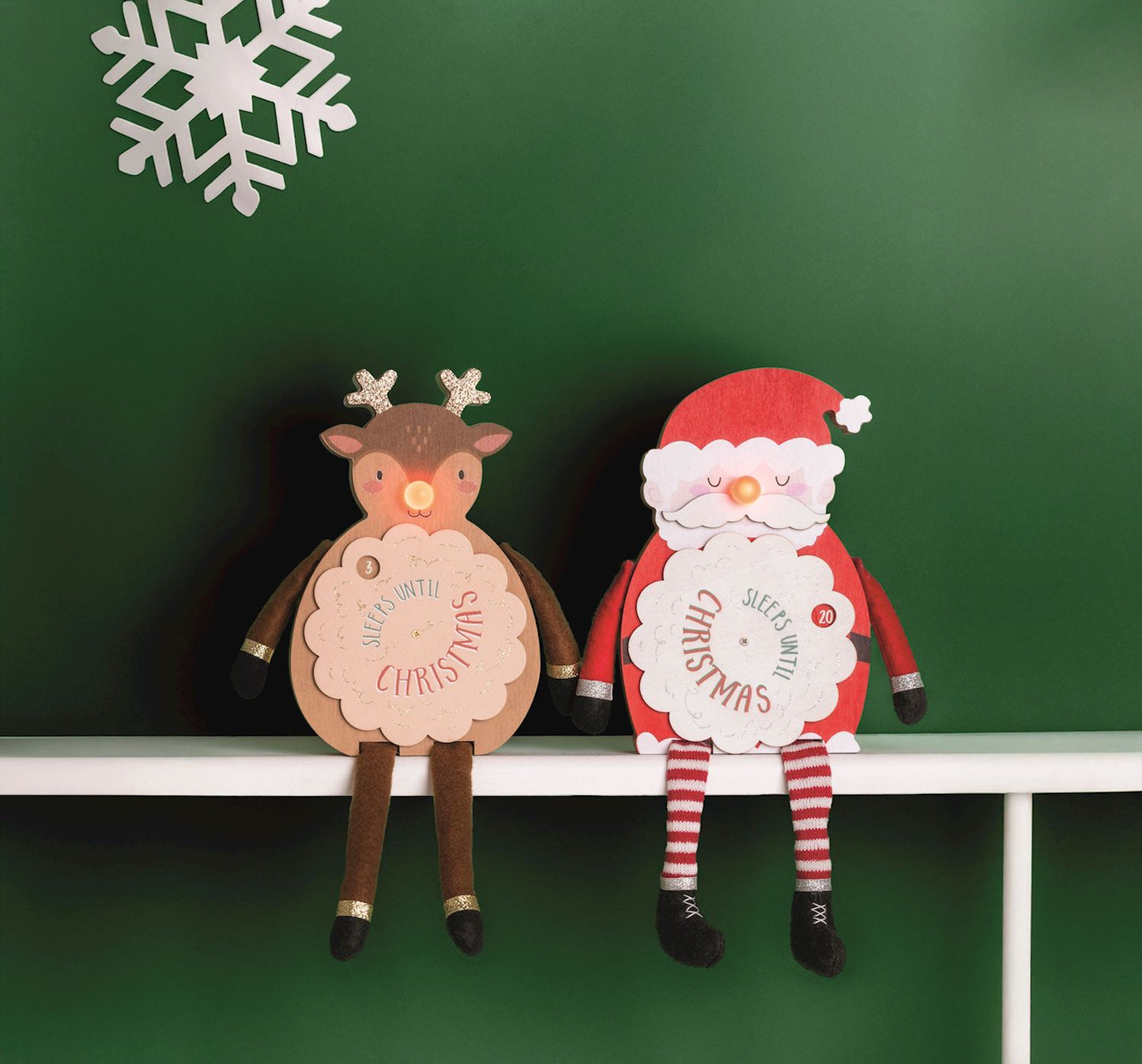 Santa Countdown Sitter