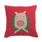 Reindeer Xmas Knit Pillow
