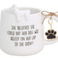 She Believed Dog Figure Mug