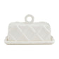 White Bamboo Butter Dish