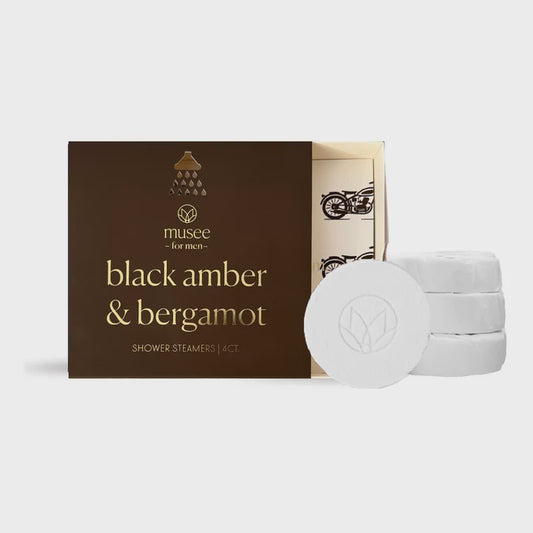 Black Amber and Bergamot Shower Steamers