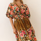 Empire Waist Floral Midi Dress