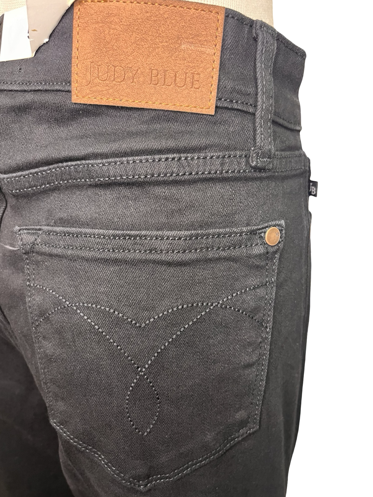 Judy Blue HW Black Retro Wide Leg with Cuff Jean