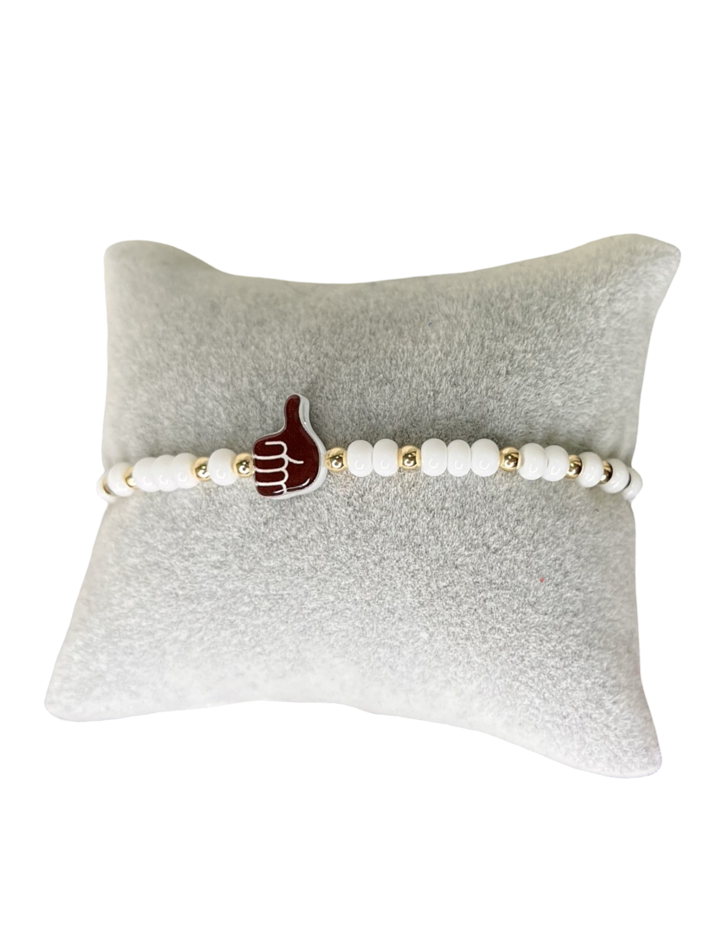 BB Gameday Hand Sign Bracelet Thumbs Up Sprinkle
