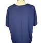 Navy V Neck Top