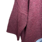 Fortune Oversized Hi Lo Soft Knit Sweater Merlot