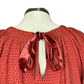 Tie in the Back Dress Rust