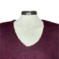 Fortune Oversized Hi Lo Soft Knit Sweater Merlot
