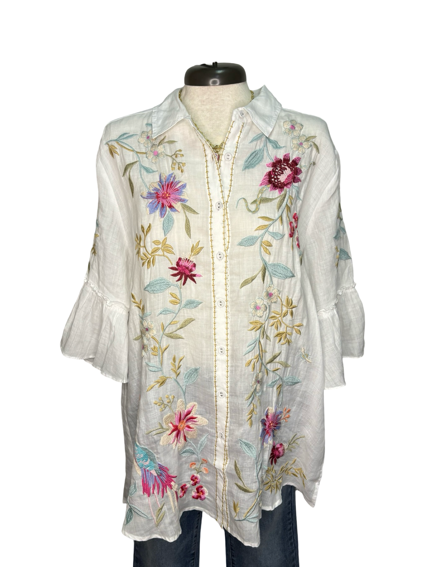 Darcey Ruffle Sleeve Tunic