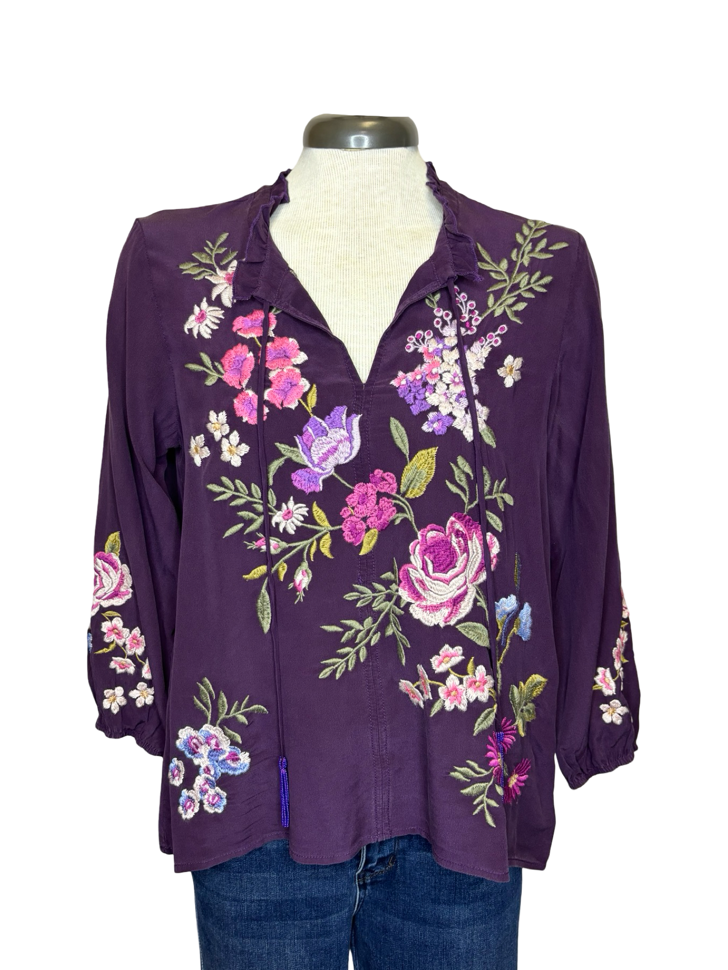 Georgiana Field Blouse Plum