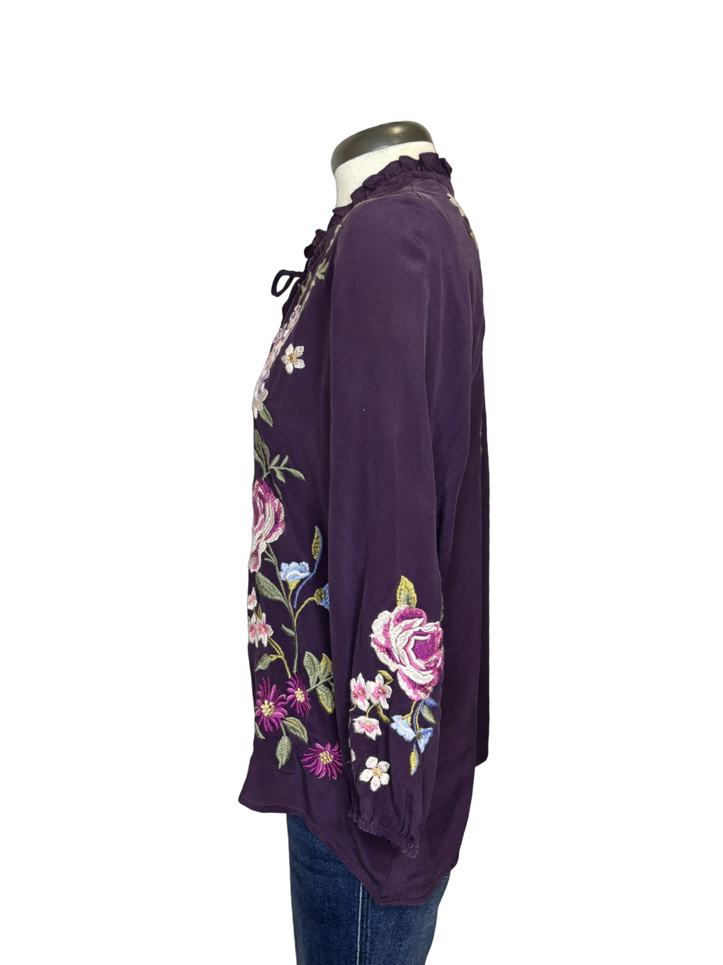 Georgiana Field Blouse Plum