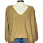 Leonie Oversize V Neck Sweater Caramel