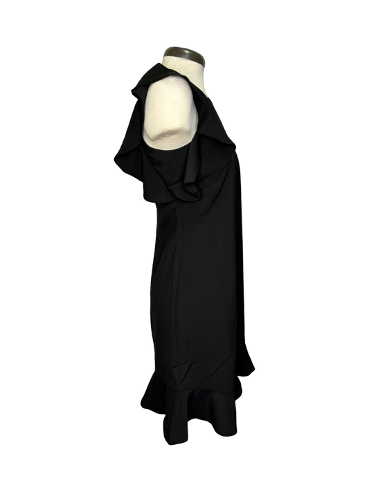 Black Flutter Dress