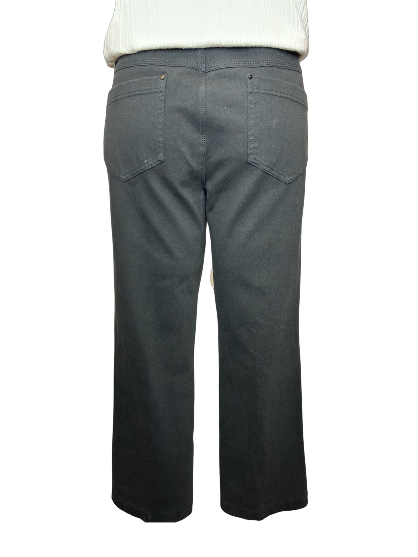 Ankle Denim Baby Bootcut Black