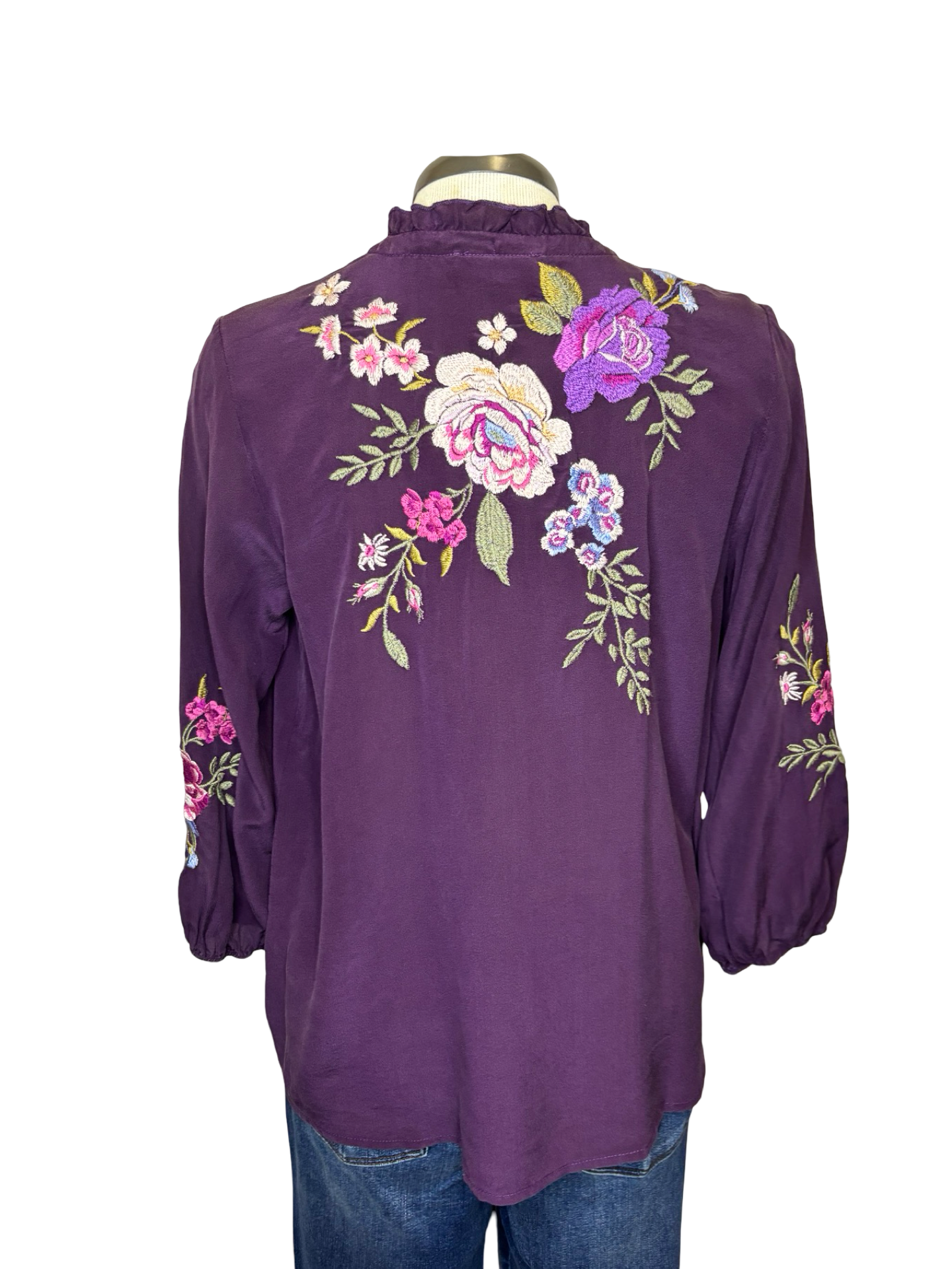 Georgiana Field Blouse Plum