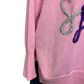 Holiday Sparkle Sweater One Size Pink