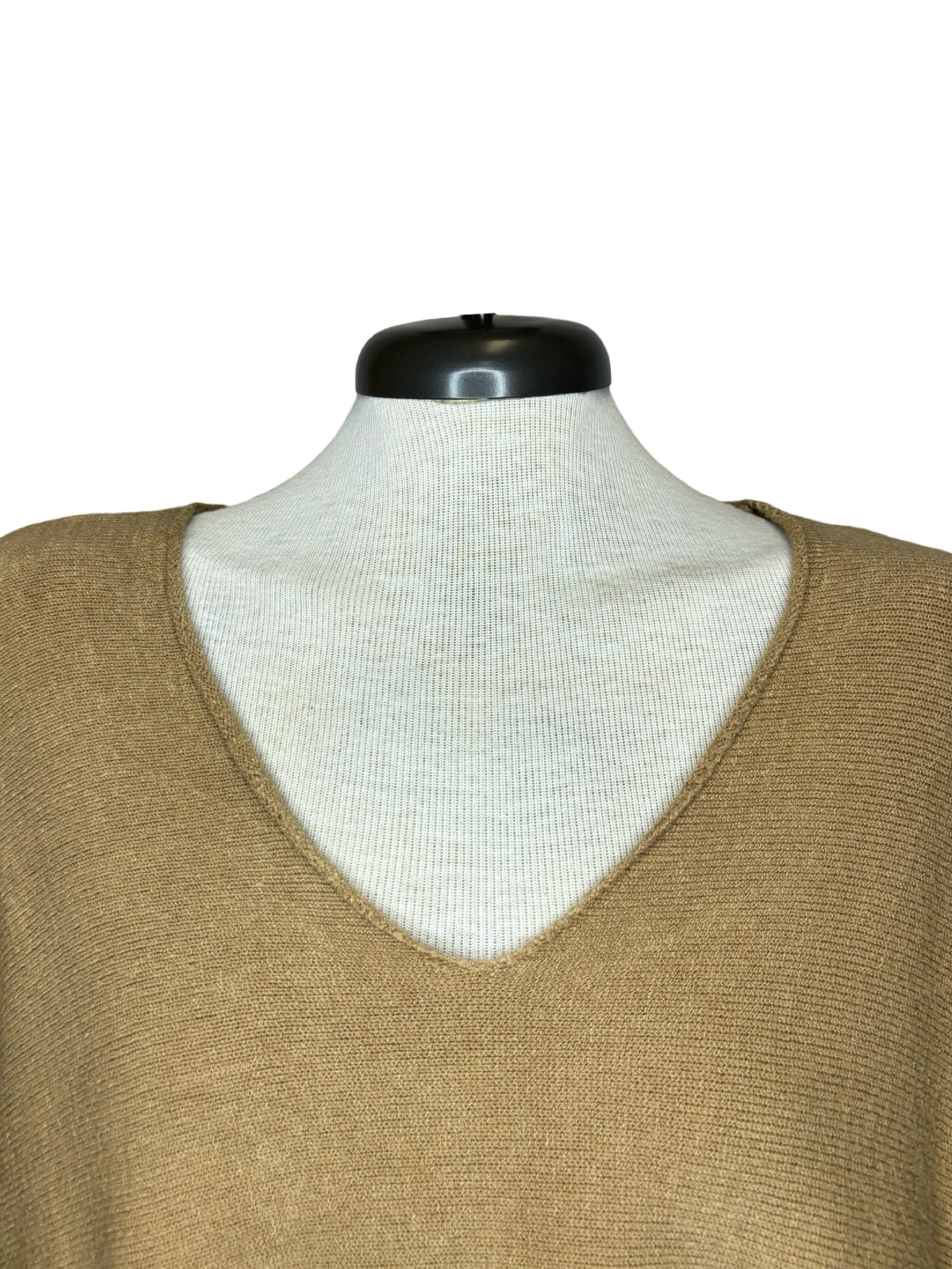 Leonie Oversize V Neck Sweater Caramel