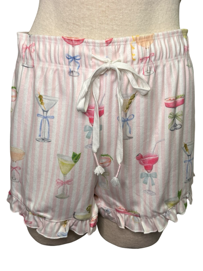 Pretty Punch Cocktail Print Shorts