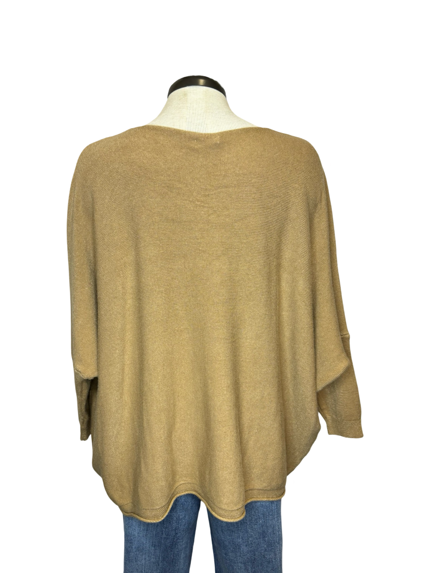 Leonie Oversize V Neck Sweater Caramel