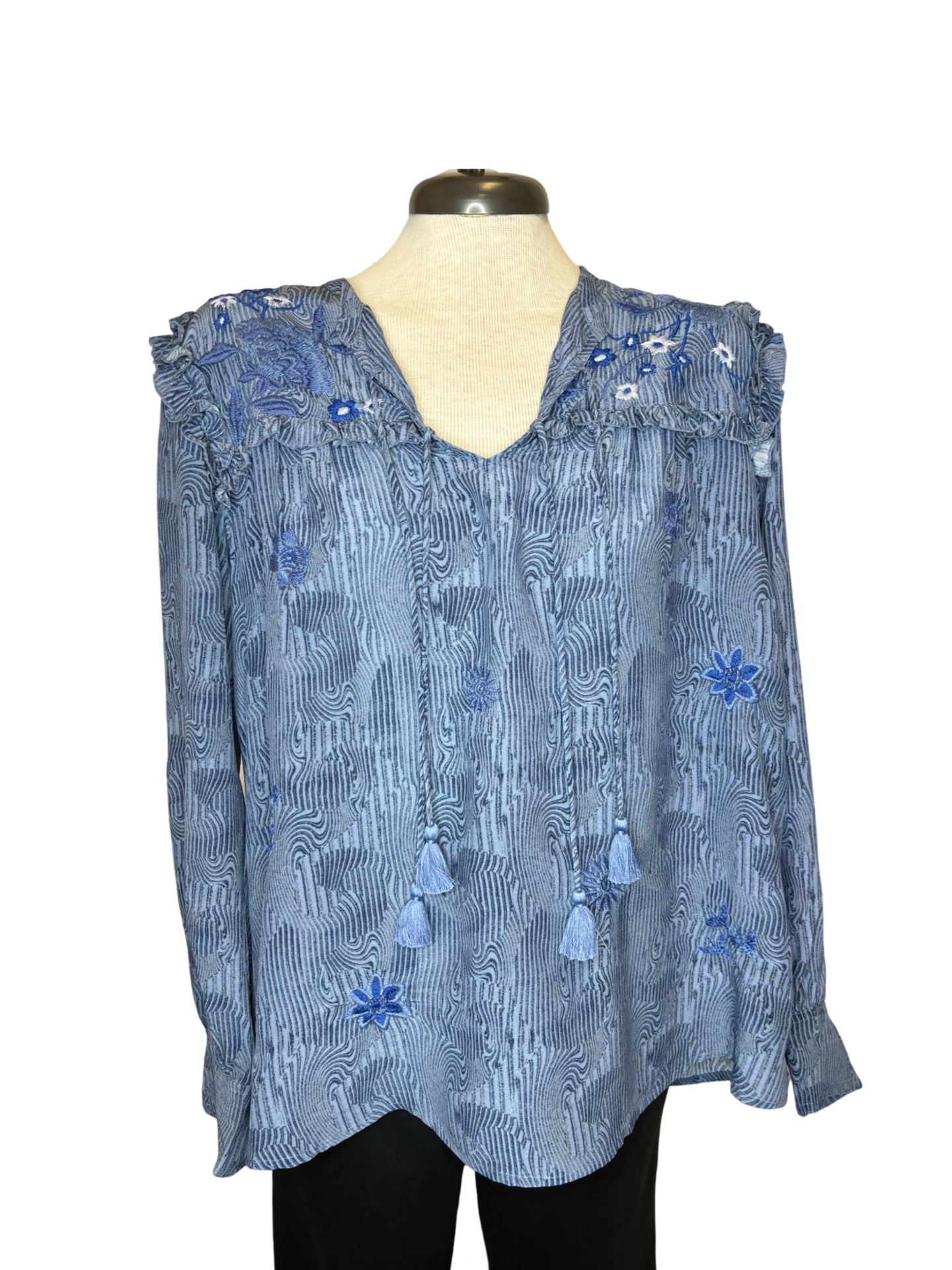 Jazmine Ruffle Yoke Blouse