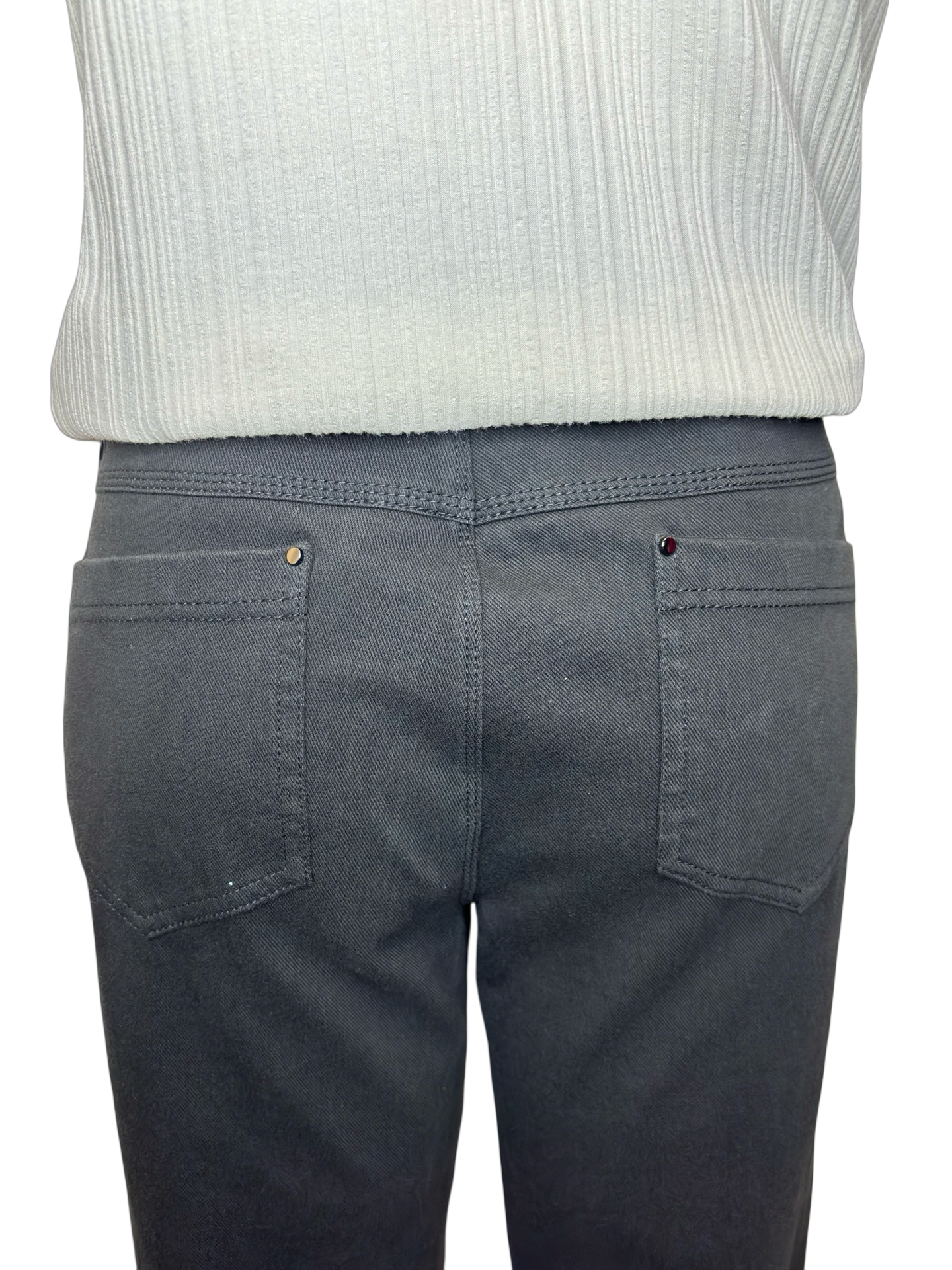 Ankle Denim Baby Bootcut Black