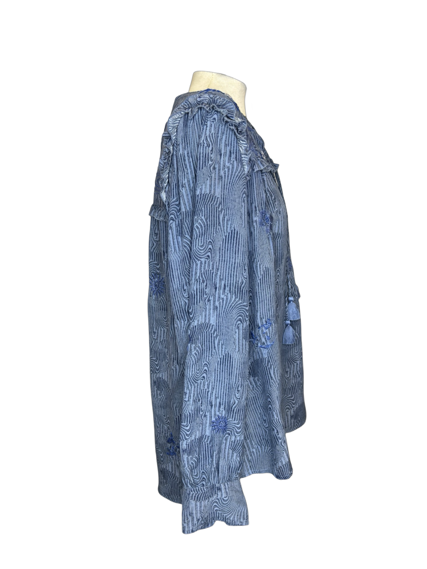 Jazmine Ruffle Yoke Blouse