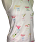 Pretty Punch Cocktail Print Racerback Tank Top