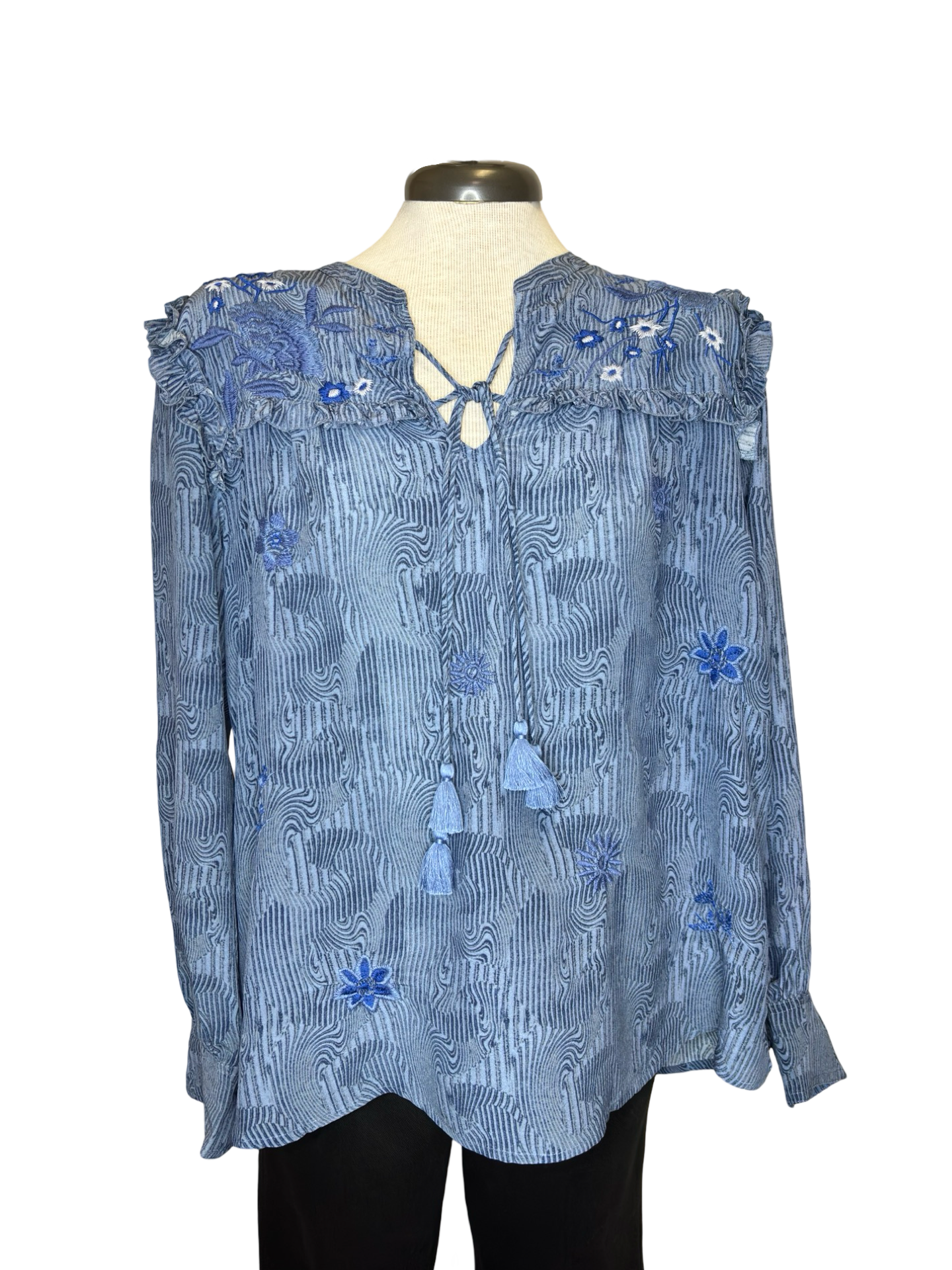 Jazmine Ruffle Yoke Blouse