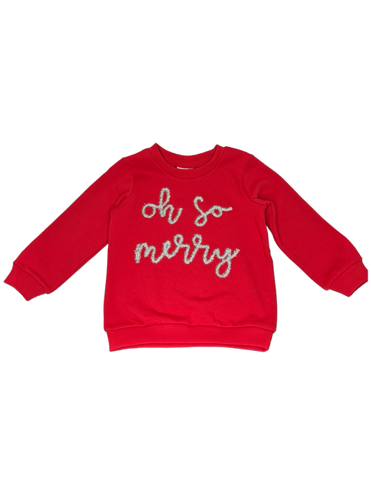 Oh So Merry Sweatshirt Child