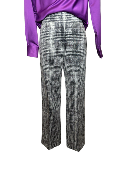 Elysse Pant Neoprene Plush Plaid