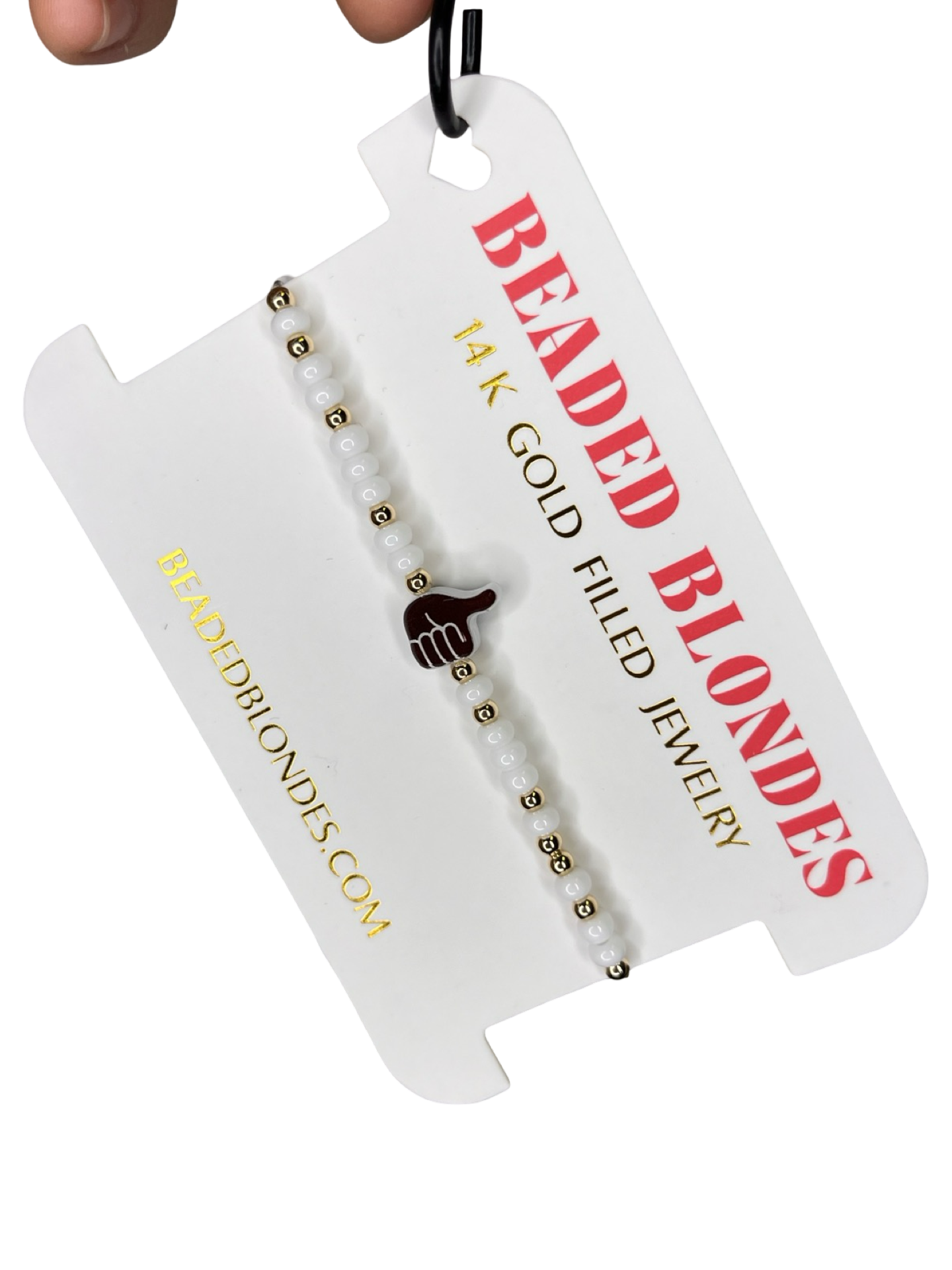 BB Gameday Hand Sign Bracelet Thumbs Up Sprinkle