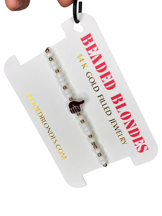 BB Gameday Hand Sign Bracelet Thumbs Up Sprinkle