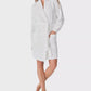 Chenille Cozy Cable Shawl Collar Robe Ivory