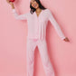 Modal Basics Pink Stripe 3-Piece PJ Set