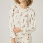 Ruff on the Range Dog Print Long Sleeve Top