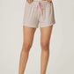 Luxe Leopard Dreams Shorts Light Beige