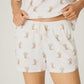 Western Blooms Boot Bouquet Shorts