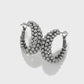 Pretty Tough Blossom Hoop Earrings