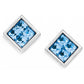 Spectrum Mini Post Earrings Silver/Blue