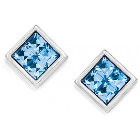 Spectrum Mini Post Earrings Silver/Blue