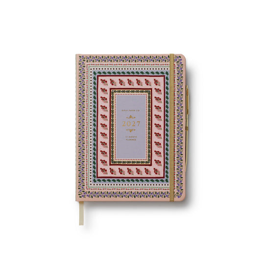 2027 Paisley 12-Month Hardcover Planner with Pen