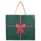 Christmas Bow Carryall Tote