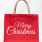 Classic Merry Christmas Gift Tote