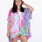 Tropical Haven Cover Up Pink/Multi One Size