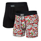 Vibe Super Soft 2Pack All the Santas/Black