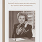 Mind My Own Business Birthday Greeting Card