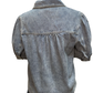 Short Puff Sleeve Denim Jacket