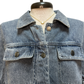 Short Puff Sleeve Denim Jacket