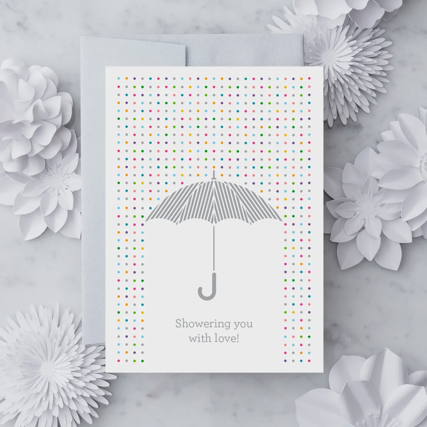 Showering You with Love Greeting Card